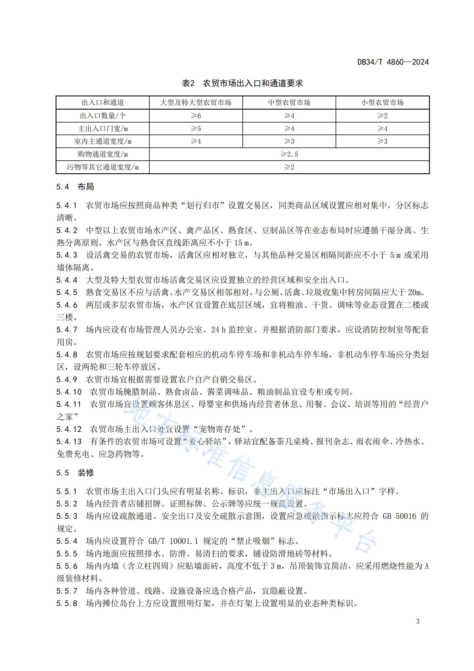 農(nóng)貿(mào)市場建設(shè)規(guī)范（安徽地方標(biāo)準(zhǔn)）